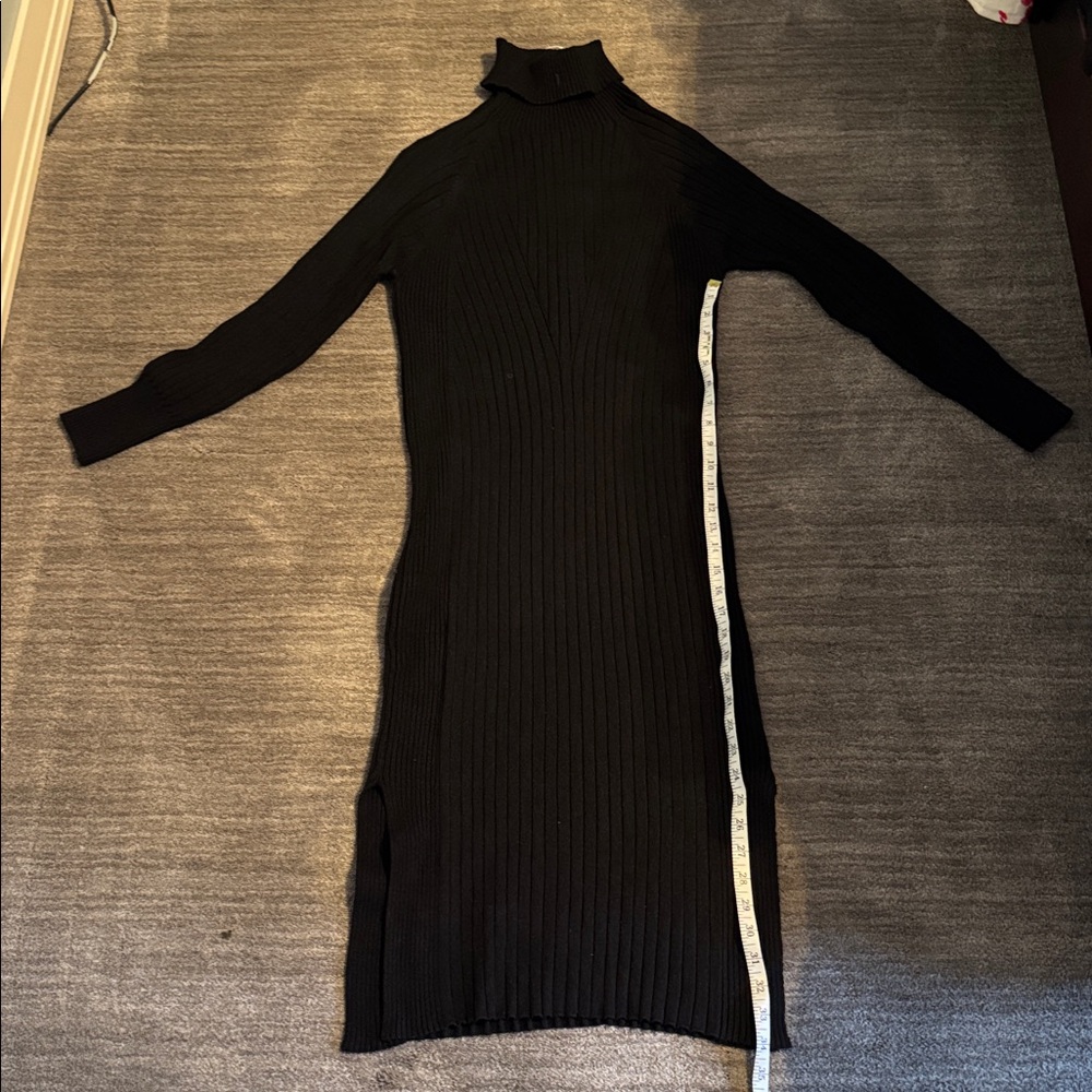 Black Sweater Dress - Picture 5 of 7